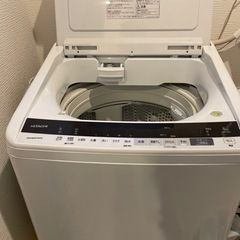 【ネット決済・配送可】HITACHI 全自動洗濯機