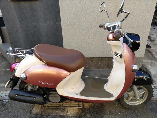 【可愛黒桃】ヤマハ vino-DX(SA37J)4ST-FI車 自賠責付!通勤