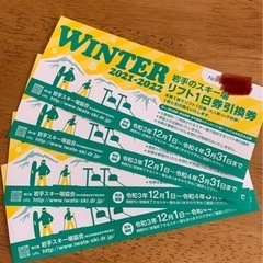 岩手県内スキー場共通リフト券