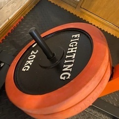 超お得　多機能ベンチプレス台　55キロプレート付き