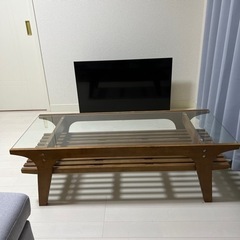 【ネット決済】ローテーブル（ガラス天板）