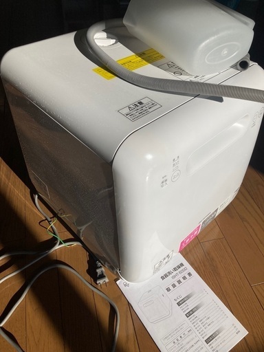 【工事不要食洗機】食器洗い乾燥機(アイリスオーヤマISHT-5000-W)9,000円