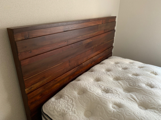 west elm 販売 ベッドフレーム(無垢材) クイーンサイズ 展示品