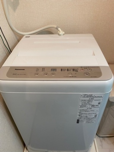 Panasonic 2019年製　5.0キロ洗濯機