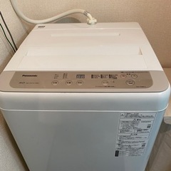 Panasonic 2019年製　5.0キロ洗濯機の画像