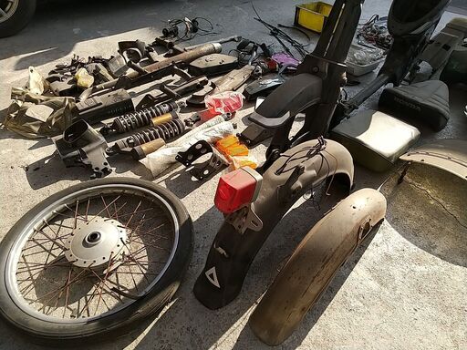 ホンダ スーパーカブ カスタム 90㏄ 部品どり 書類あり チョッパー