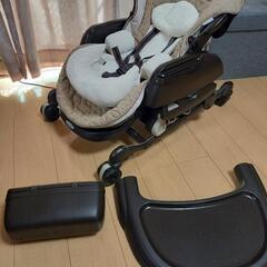 Combi ハイローチェア ネムリラAUTO SWING ホワイトレーベル エッグ