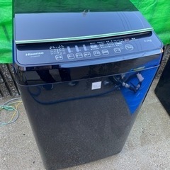 お薦め品‼️激安‼️分解洗浄クリーニング済み‼️ハイセンスガラストップ洗濯機5.5kg 2016年