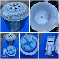 お薦め品‼️激安‼️分解洗浄クリーニング済み‼️ハイセンスガラストップ洗濯機5.5kg 2016年