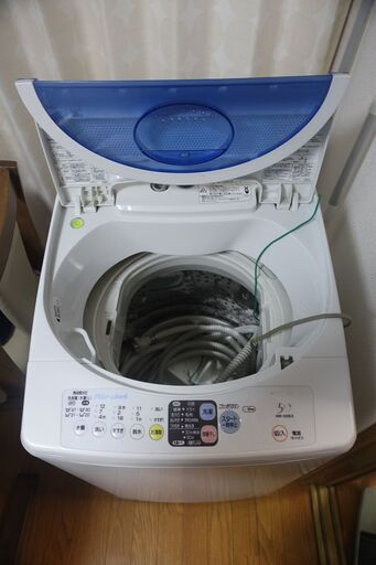 日立製洗濯機　NW-500EX　風呂水ポンプ内蔵　中古