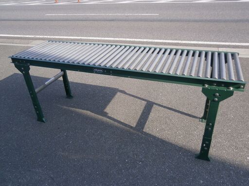 ☆中古品 OKURA オークラ ローラーコンベア 長さ2000ｘ幅560ｘ高770ｍｍ ローラー本数40本☆
