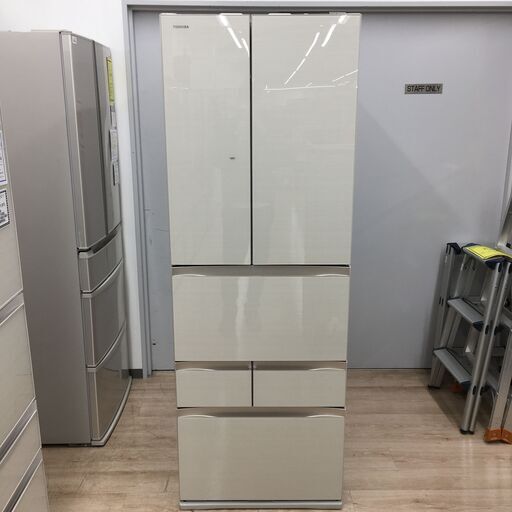 大型冷蔵庫 東芝 VEGETA GR-R460FZ 2019年製 6ドア 観音開きタイプ