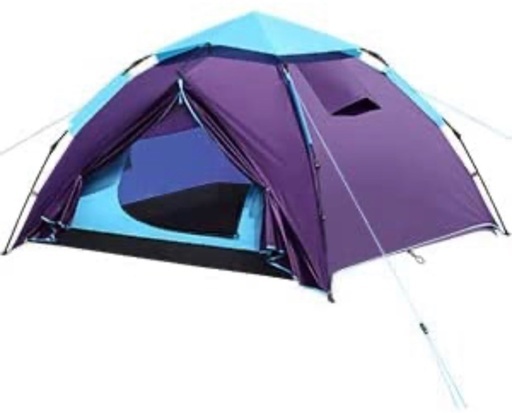 新品 ワンタッチテント Rindon uvカット 3人用 設営簡単 防寒対策 冬向け 二重層 耐水圧3000mm 通気性 コンパクト 折りたたみ 収納バッグ付き