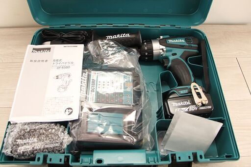 未使用 マキタ makita 充電式ドライバドリル DF458DRGX (D4309khwxY)