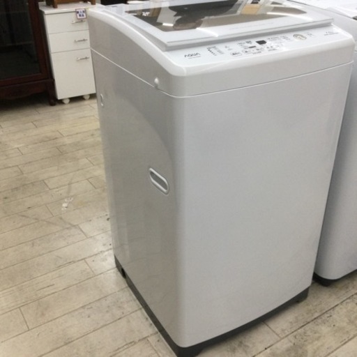 1/10【✨3Dパワフル洗浄✨】定価54,670円 AQUA アクア 7.0㎏洗濯機 AQW-GV70H 2019年