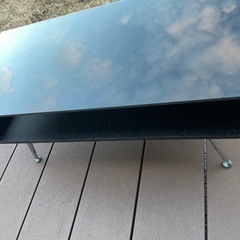 【ネット決済】ガラステーブル　黒