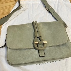 TILA MARCH くすみグレーショルダーバッグ