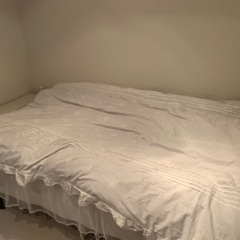 【ネット決済】たっぷり収納できるシングルベッド