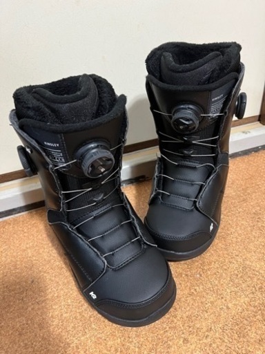 K2 スノーボード　ブーツ　２２cm スノーボードブーツ K2 キンズレー20-21 23.5センチ ブラック