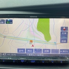 2017年製造　ケンウッド　カーナビ　フルセグ　地デジ　SD Bluetooth 彩速ナビ　トヨタキット付き