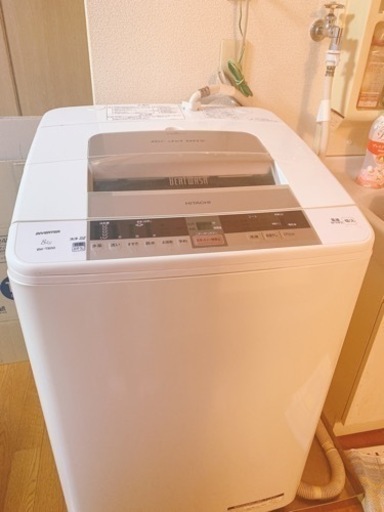 お譲り先決まりました‍♀️洗濯機　8.0kg　日立HITACHI　家電　全自動洗濯機　概要欄必読！‍♀️