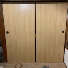 ふすま　建具　引き戸　2枚組　洋風