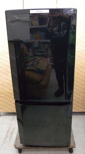 売約済【恵庭】三菱　2ドア冷蔵庫　激安　12年製　ブラック