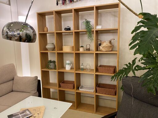 宇都宮でオシャレな家具を探すなら『オトワリバース！』MUJI 無印良品 シェルフ オープンシェルフ フリーラック ナチュラル 品