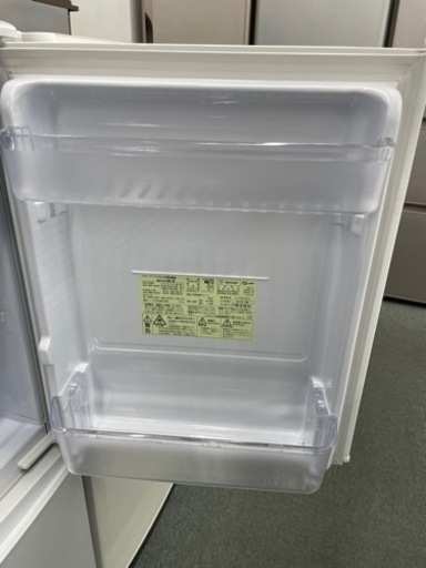 2ドア冷蔵庫（137L）　シャープ　SJ-C14B　　2016年製