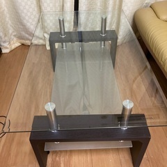 【ネット決済】美品　センターテーブル　ガラス