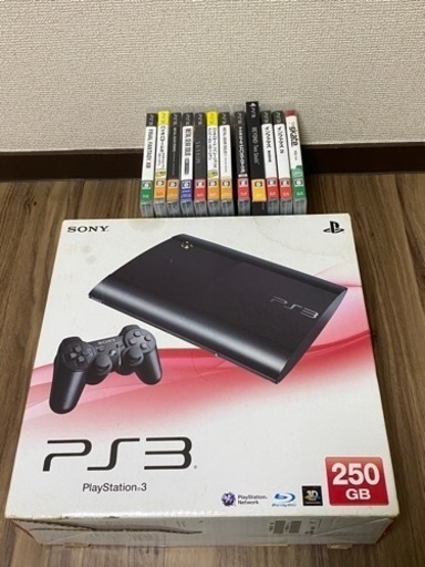 PS3本体+ソフト3本エンタメ/ホビー