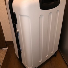 スーツケース、キャリーカート　美品　ホワイト　お譲りします。