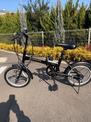キャプテンスタッグ折り畳み自転車　16インチ