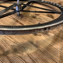 ロードバイク用ホイール(スピナジー)27インチ前後輪、スプロケット(デュラエース)9段付き