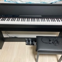 【ネット決済】KORG 電子ピアノLP380 88鍵盤 ブラック