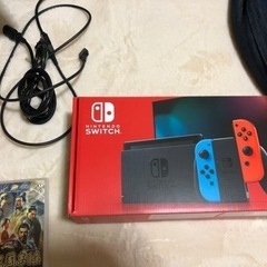 ニンテンドーSwitch、モニター、ホリコントローラー、カセット3種