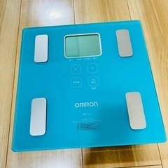 オムロン 体重・体組成計 カラダスキャン ブルー HBF-214-B