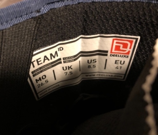 未使用に近い】スノーボードブーツ DEELUXE ID Team TF トップ 2019  