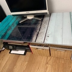 【ネット決済】ガラス天板　テーブル　値下げ中！