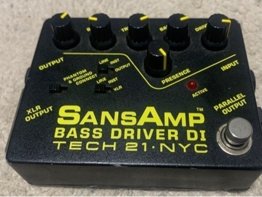 SANSAMP BASS DRIVER DI TECH21・NYC ジャンク