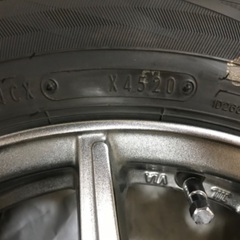 売約済み　スタッドレスタイヤ、ホイール4本セット