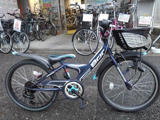中古子供自転車1834 ブリヂストン ブリジットJr 22インチ 6段
