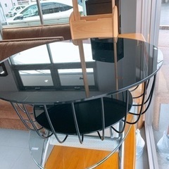 デザイナーテーブル　円形900幅　熊本リサイクルショップen
