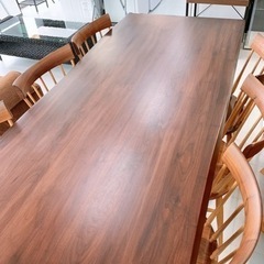 6人用ダイニングテーブル7点セット 熊本リサイクルショップenICEBEAG 