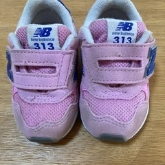 new balance ピンク子供靴♡