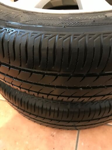 タイヤ、ホイール 美品☆155/65R14 バリ溝 ダイハツ純正☆夏タイヤ 