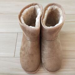【ネット決済・配送可】温かい冬の靴★25.0~25.5★ハリスツイード