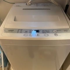 洗濯機　AQUA4.5kg(2012年製)