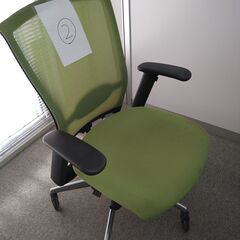 ■椅子②　コクヨ　緑色のチェアです！　差し上げます！　但し取りに...