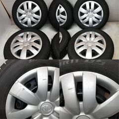 ＜新品スタッドレス  &  ホイール 4本＞ 165/70R1 4 トーヨータイヤ 2015年製 14x5J トヨタ純正 4H -100 アクア等　　～横浜市旭区 ズーラシア近く～